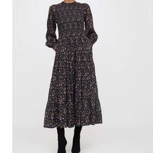 Hill house viviana nap dress in fuscia lucky charm.